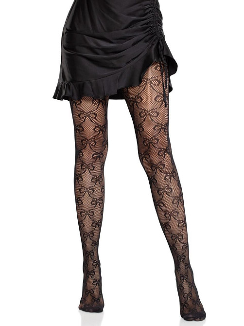 Колготки Leg Avenue Bow Net Tights One Size Sex Aura Киев - изображение 4