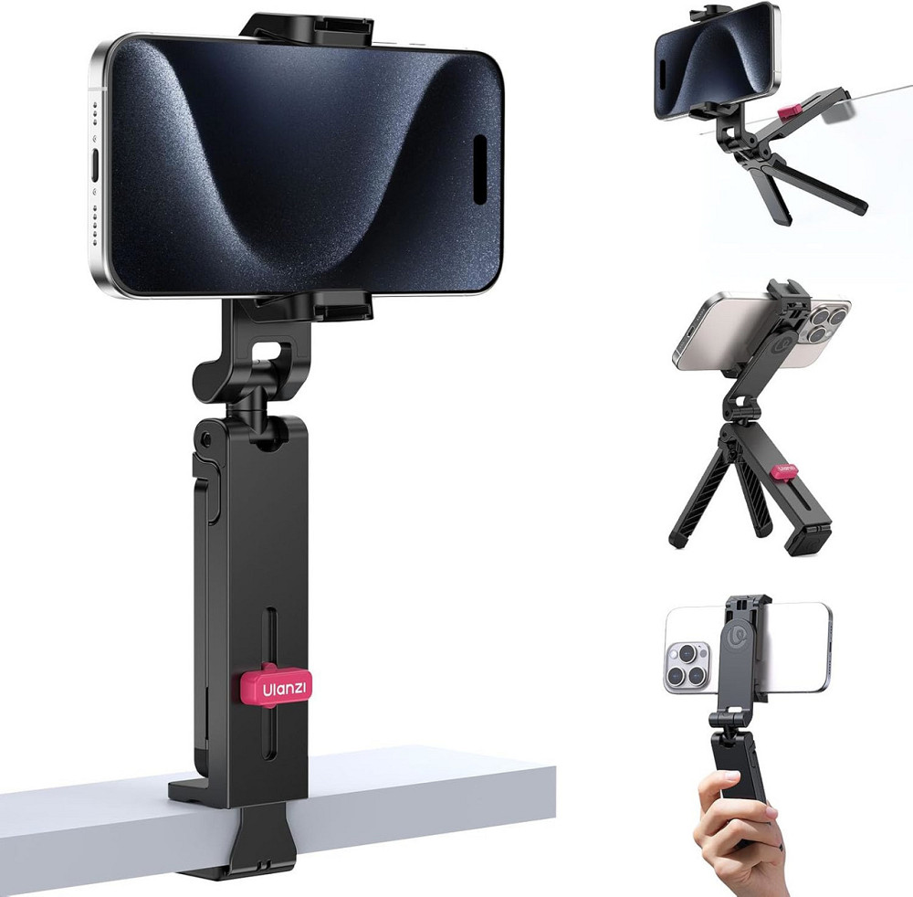 Держатель для телефона штатив с крепления к столу дорожного чемодана Ulanzi MA88 Киев - изображение 1
