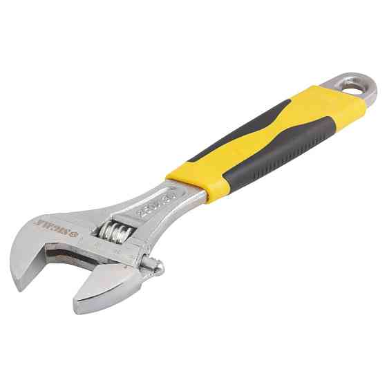 Ключ разводной 250мм CrV (обрезиненная рукоятка) SIGMA (4101031) Ровно