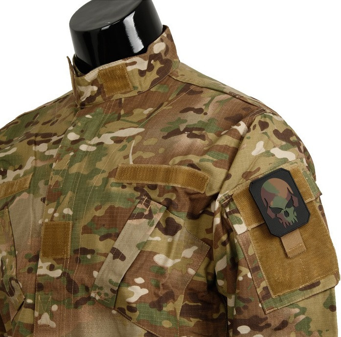 Шеврон 3D PVC на липучке Mil-Tec 16832120 “Skull