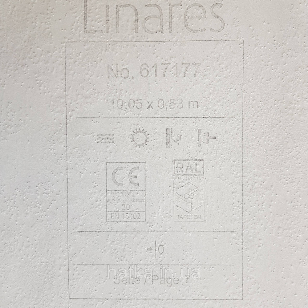 Шпалери вінілові на флізелін Rasch Linares 0.53х10 однотонні структурні ефект потертості яскраво жовті 617177 Київ - фото 4