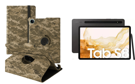 Чехол Spinner360 для планшета Samsung Galaxy Tab S7 Plus T975, цвет Xaki Киев
