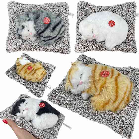 Игрушка Кошка спит и мяукает Киев
