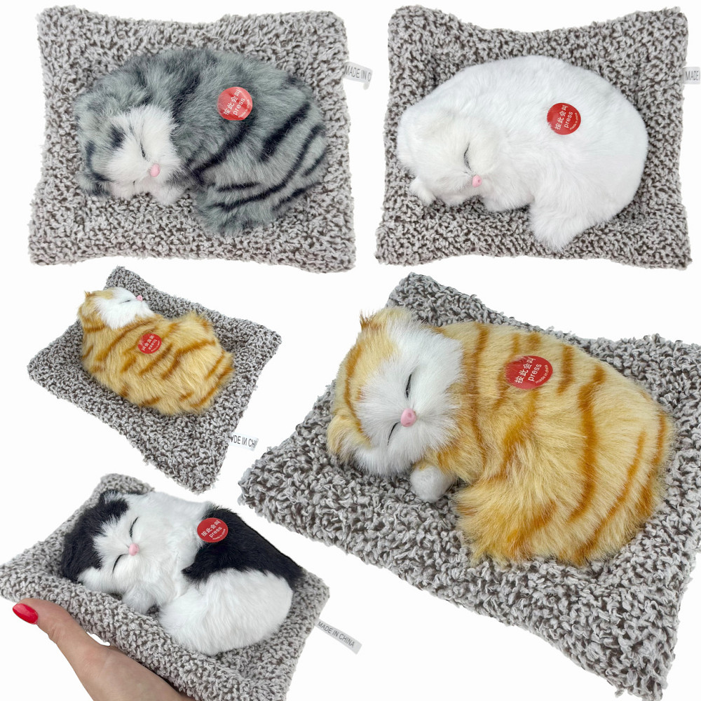 Игрушка Кошка спит и мяукает Киев - изображение 1