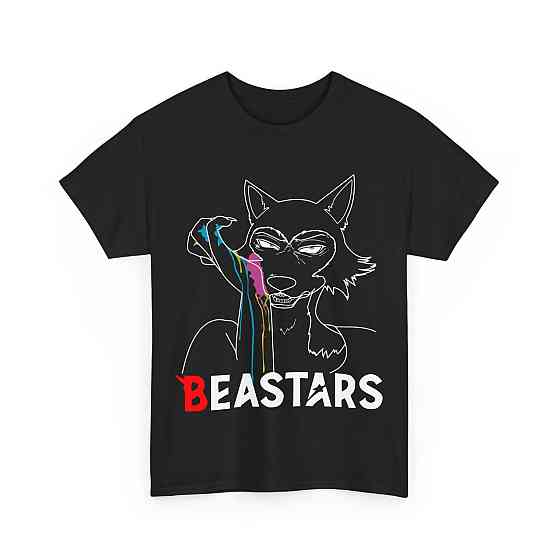 Футболка для мальчика аниме Беастарс Легосхи Беастарс Гирл оверсайз (рост от 165 до 180 ) Черний AnimeJ0343m Днепр