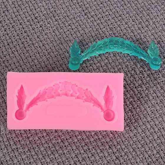 Молд силиконовый Занавеска 73 на 35 мм розовый Киев