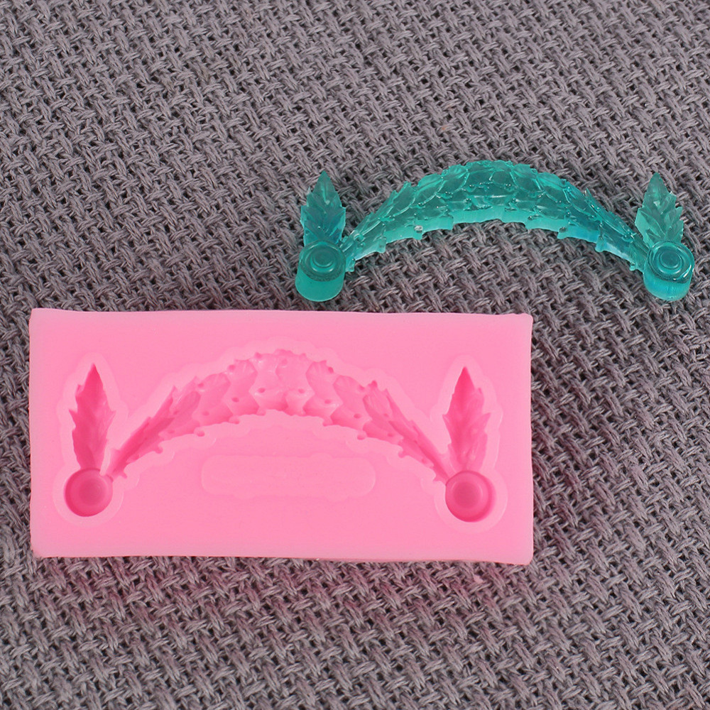 Молд силиконовый Занавеска 73 на 35 мм розовый Киев - изображение 6