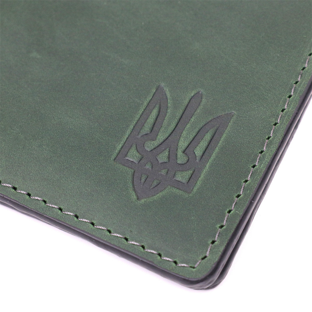 Качественная кожаная обложка на удостоверение участника боевых действий (GRANDE PELLE) Киев - изображение 1