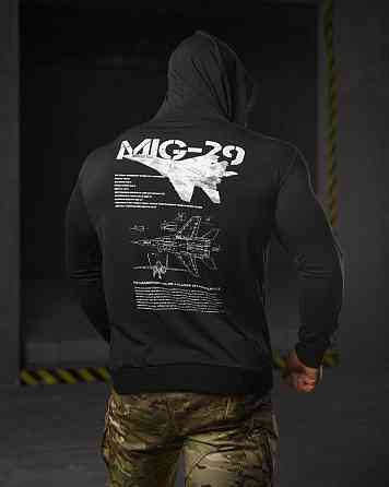 Худі maklin mig -29 black НП4949 Київ