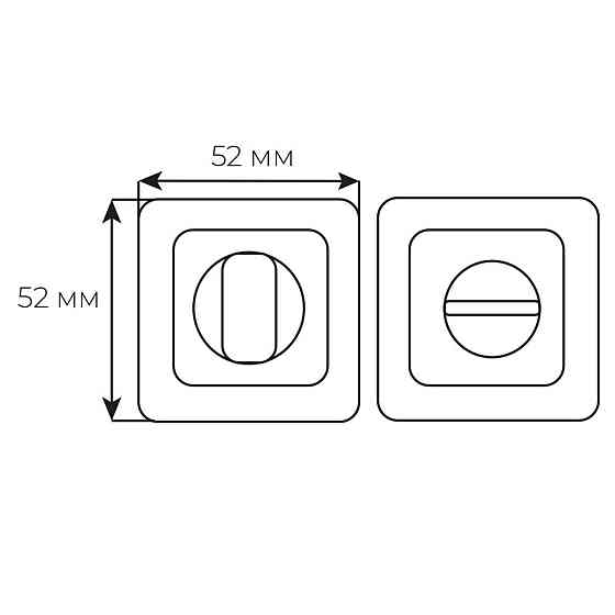 Накладка COMIT Moderno вж хром/матовый черный Киев