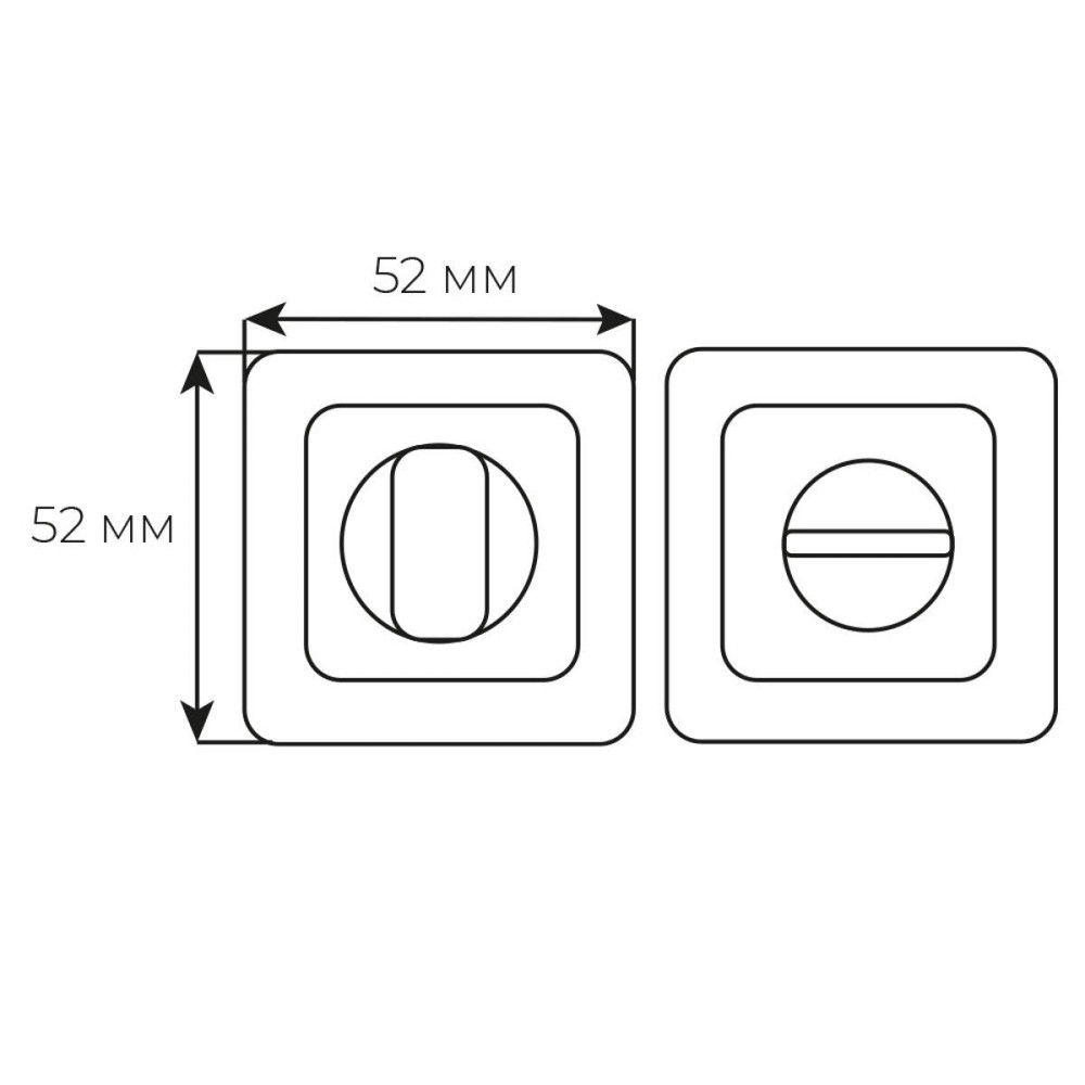 Накладка COMIT Moderno вж хром/матовый черный Киев - изображение 3