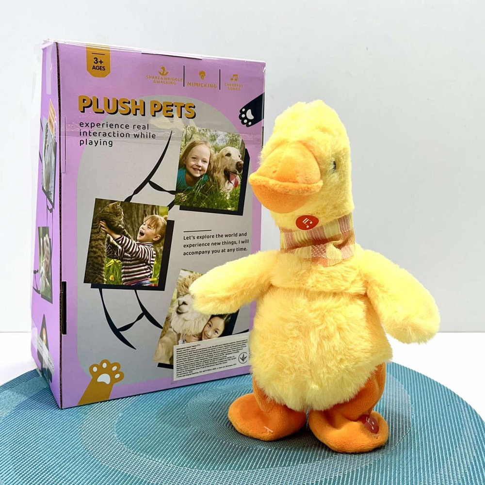 Іграшка Гусак Музична ходить повторювачка Жовтий (777-2) Чернігів - фото 2