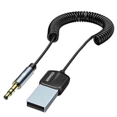 FM модулятор Essager Lingfeng Bluetooth 5.0 Aux Adapter Car Wireless Receiver USB (EBT-LF01-P) Вінниця