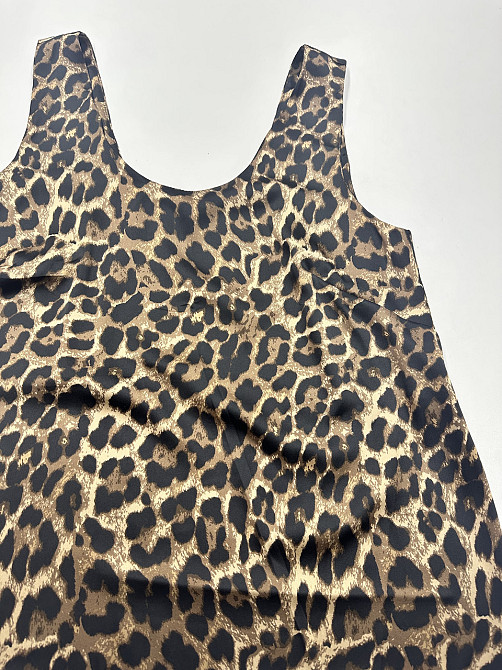 Шелковая базовая майка удлиненная Тигровый M Харьков - изображение 4