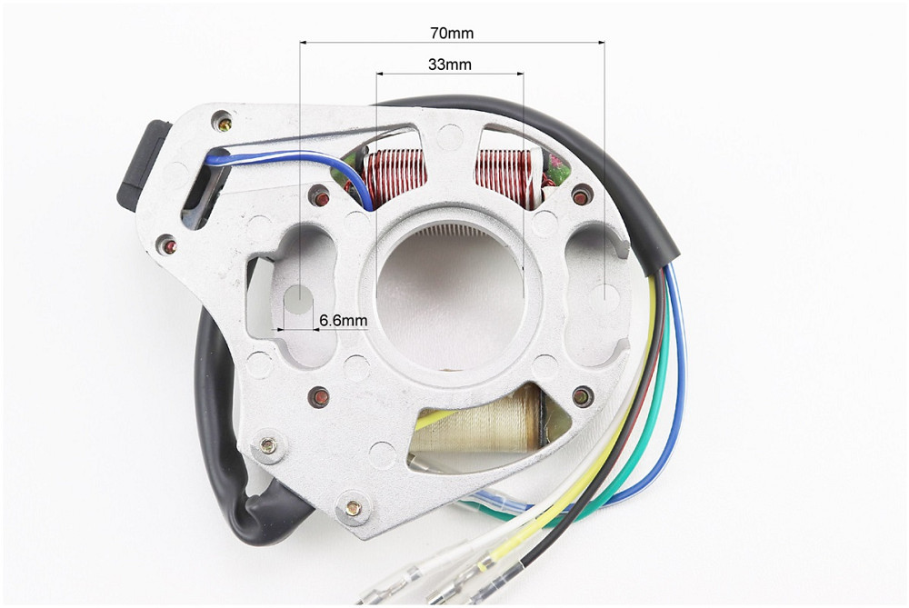 Статор магнето (генератора) (2 котушки "5 проводів") Київ - фото 3