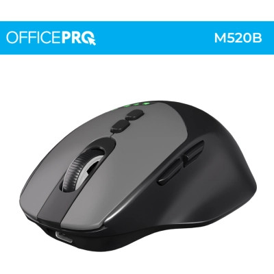 Мышка OfficePro M520B Wireless/Bluetooth Black (M520B) Винница - изображение 10