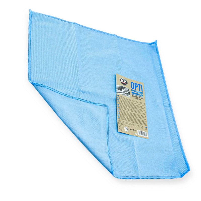 Серветка для скла (40х40) блакитна k2 pro opti К-2 універсальна Мукачево - фото 1