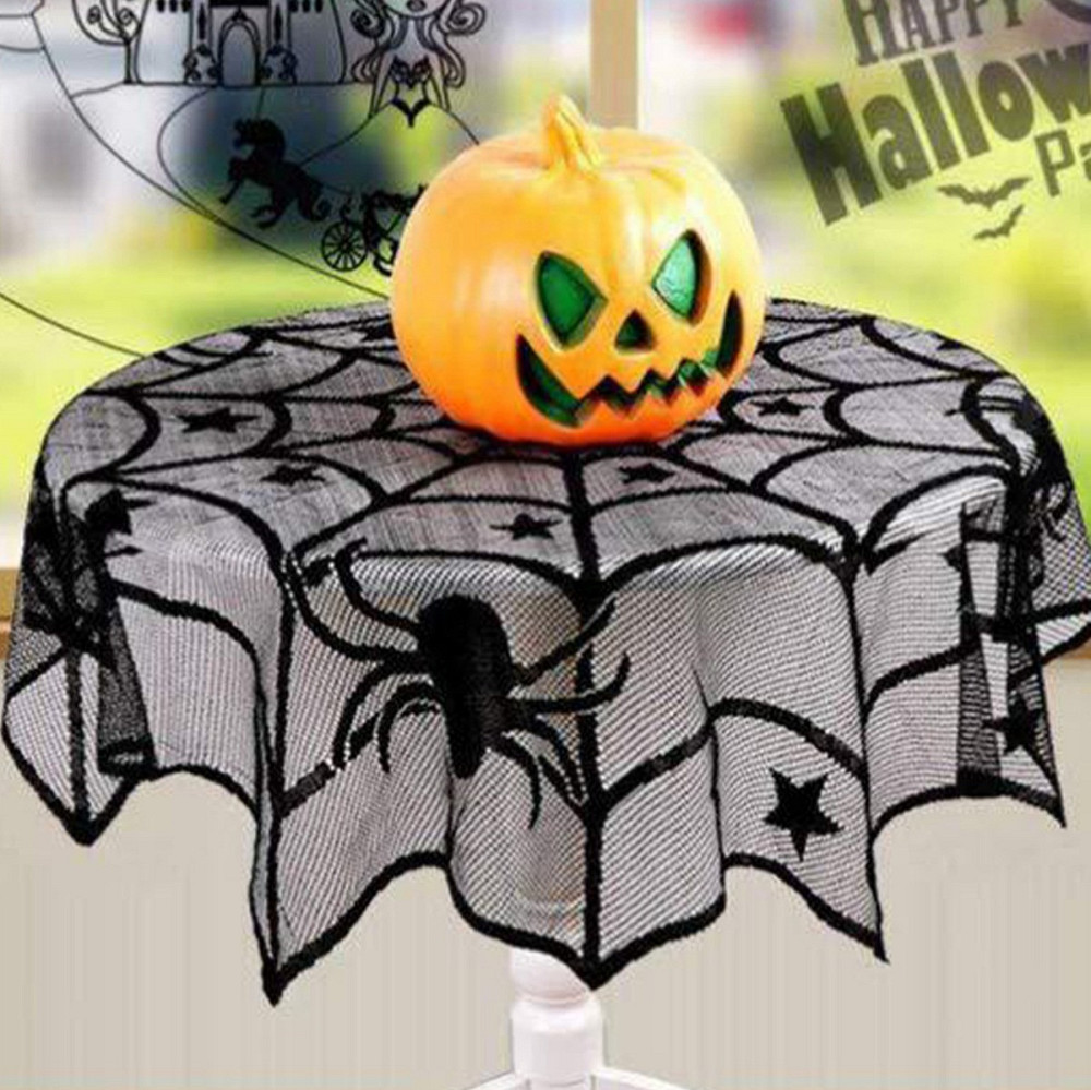 Скатерть Хэллоуин Паутина 100 см черный Киев - изображение 3