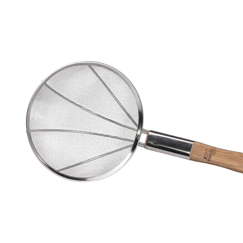 Zhongjing Шумівка "павук" з дерев'яною ручкою Ø 24 см для фритюру та вока HP-19-19-24CM Киев - изображение 3