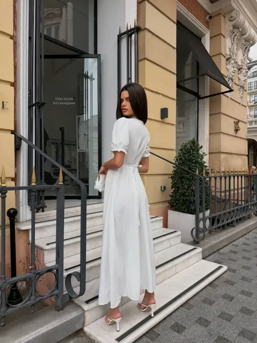 Лляна літня сукня жіноча — легка сукня на літо | 42-52 розмір Одеса - фото 14