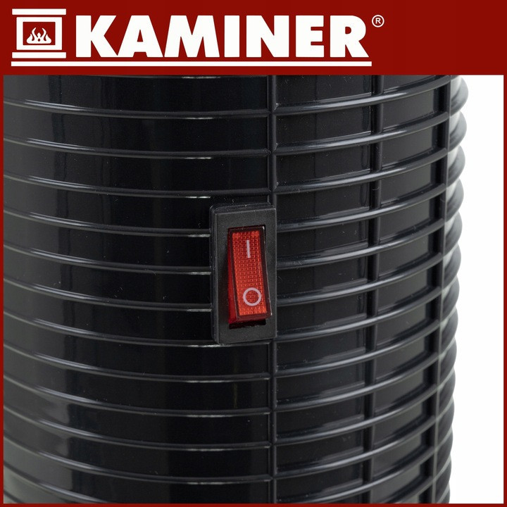 Електричний обігрівач колонний з ефектом полум'я Kaminer (26401) 2000 Вт Нововолинськ - фото 6