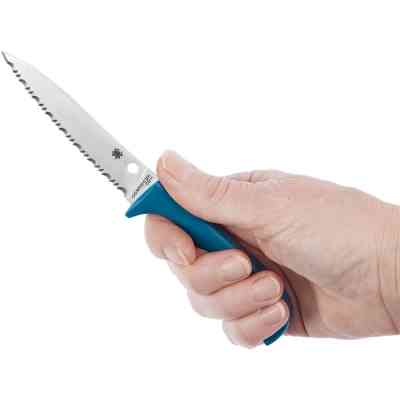 Нож Spyderco Counter Puppy Serrated Blue (K20SBL) Винница