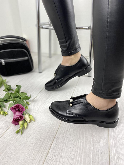 MILLI GOLD Туфлі жіночі MILLI GOLD 1244-10120 чорні (весна-осінь, шкіра натуральна) (3309) 37р. Коломыя - изображение 2