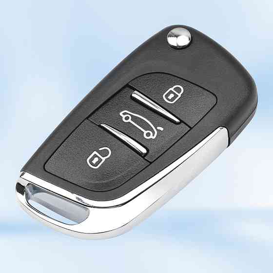 Выкидной ключ Peugeot с 3 кнопками и чипом Киев