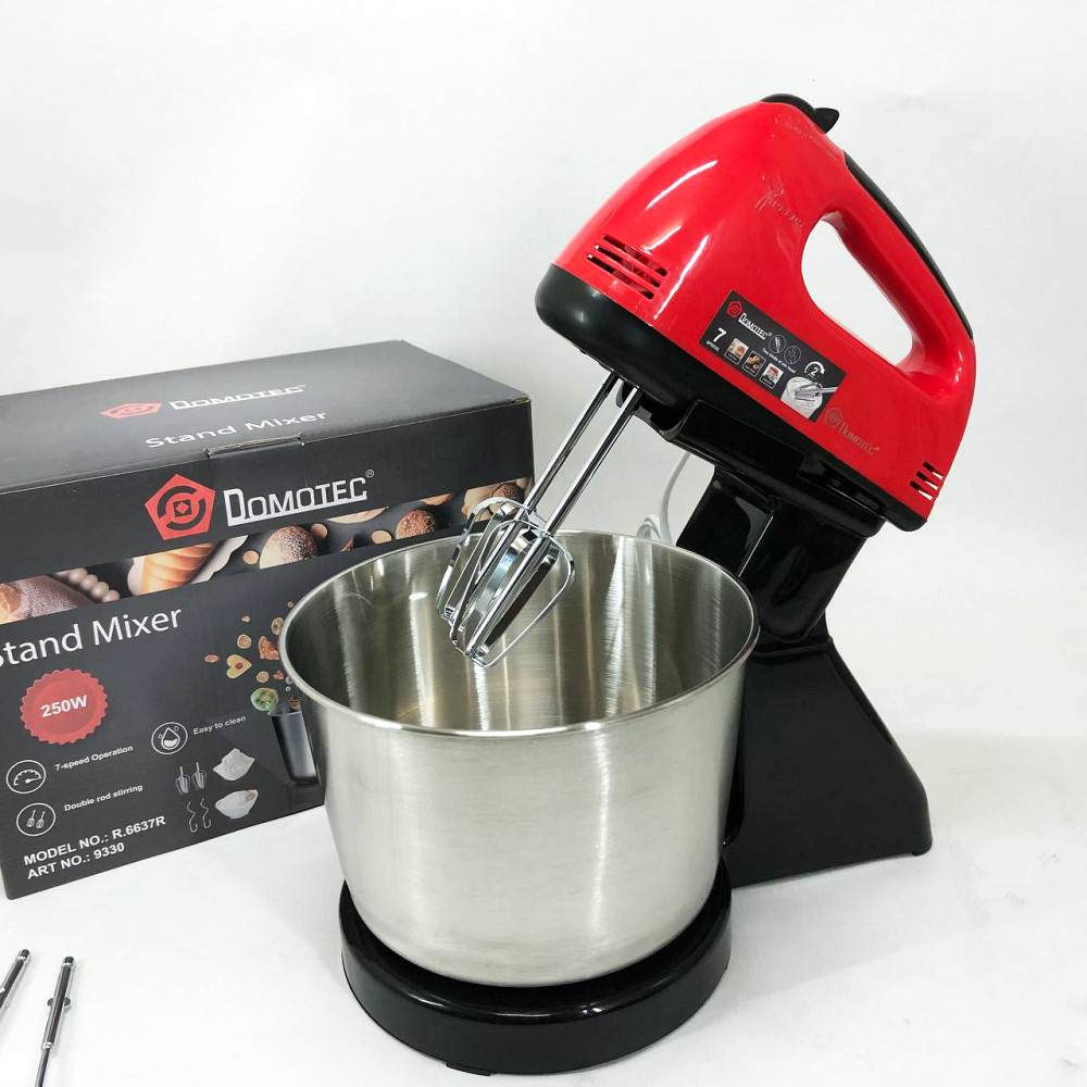 Міксер для збивання кремів Domotec R6637R 2 л 250 W, Електричний міксер ручний Кулінарний VS-29 Івано-Франківськ - фото 10