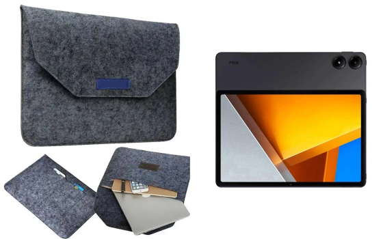 Сумка Wool із войлока для планшета Xiaomi Poco Pad Київ