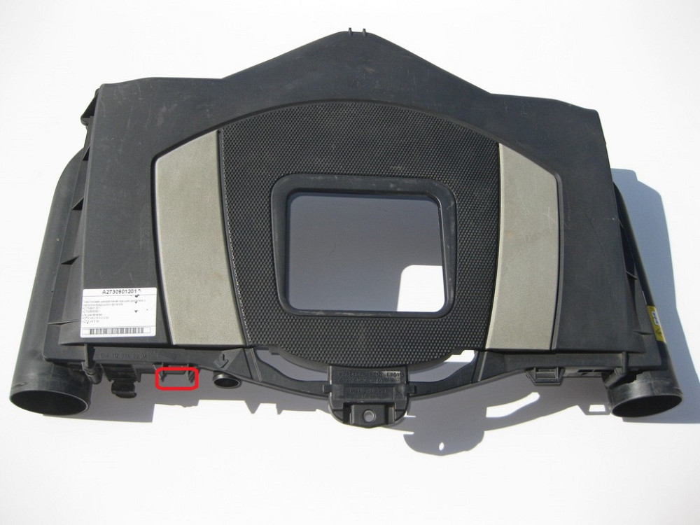 Mercedes-Benz  A2730901201 Пластикова декоративна кришка двигуна з корпусом повітряного фільтра M272 V6 2.5 3.0 3.5л M273 V8 5.5л Одеса - фото 2