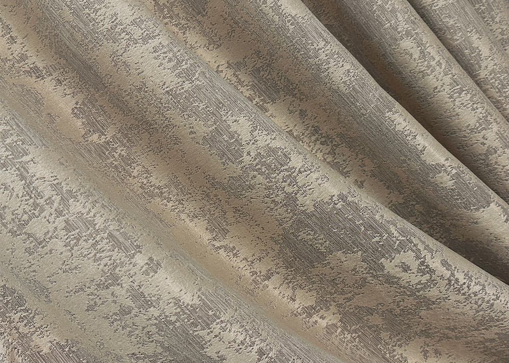 Комплект готових штор VR-Textil Жакард Sultan YL № 1208ш Бжево-сірий 100х270 см 2 шт (31-537) Київ - фото 6