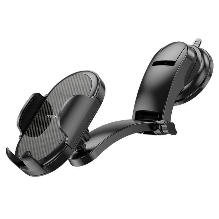 Автотримач для телефона BOROFONE BH73 Charm press type center console car holder Black Київ - фото 8