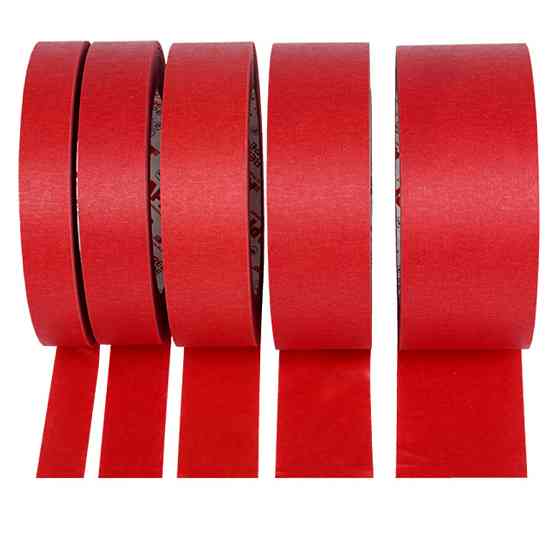 Преміум стрічка малярна воднонепроникна APP Red Tape 36мм х 45м 110*C червона, 070254 Київ