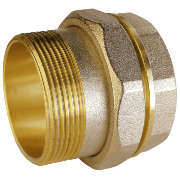 З"єднання ніпельне пряме нікельоване Ду40 (1 1\2) VLMZ Київ - фото 1