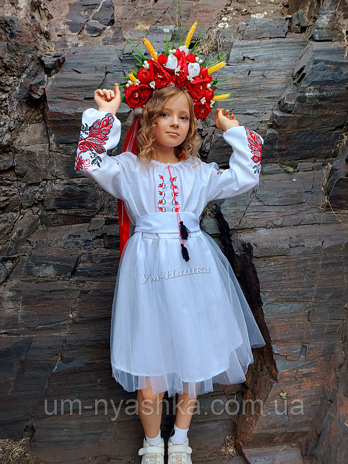 Дитяче вишите плаття "Жар-птиця" Кривий Ріг - фото 10