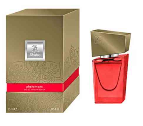 Духи з феромонами жіночі SHIATSU Pheromone Fragrance women red, 15 мл Sex Aura Київ