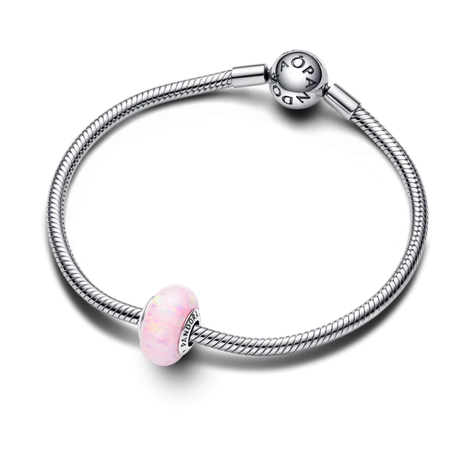 Серебряный шарм с розовым опаломMasterSem Киев - изображение 3