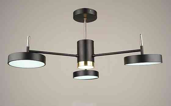 SIRIUS Люстра стельова світлодіодна Sirius B N4192/3 BK+FGD Київ