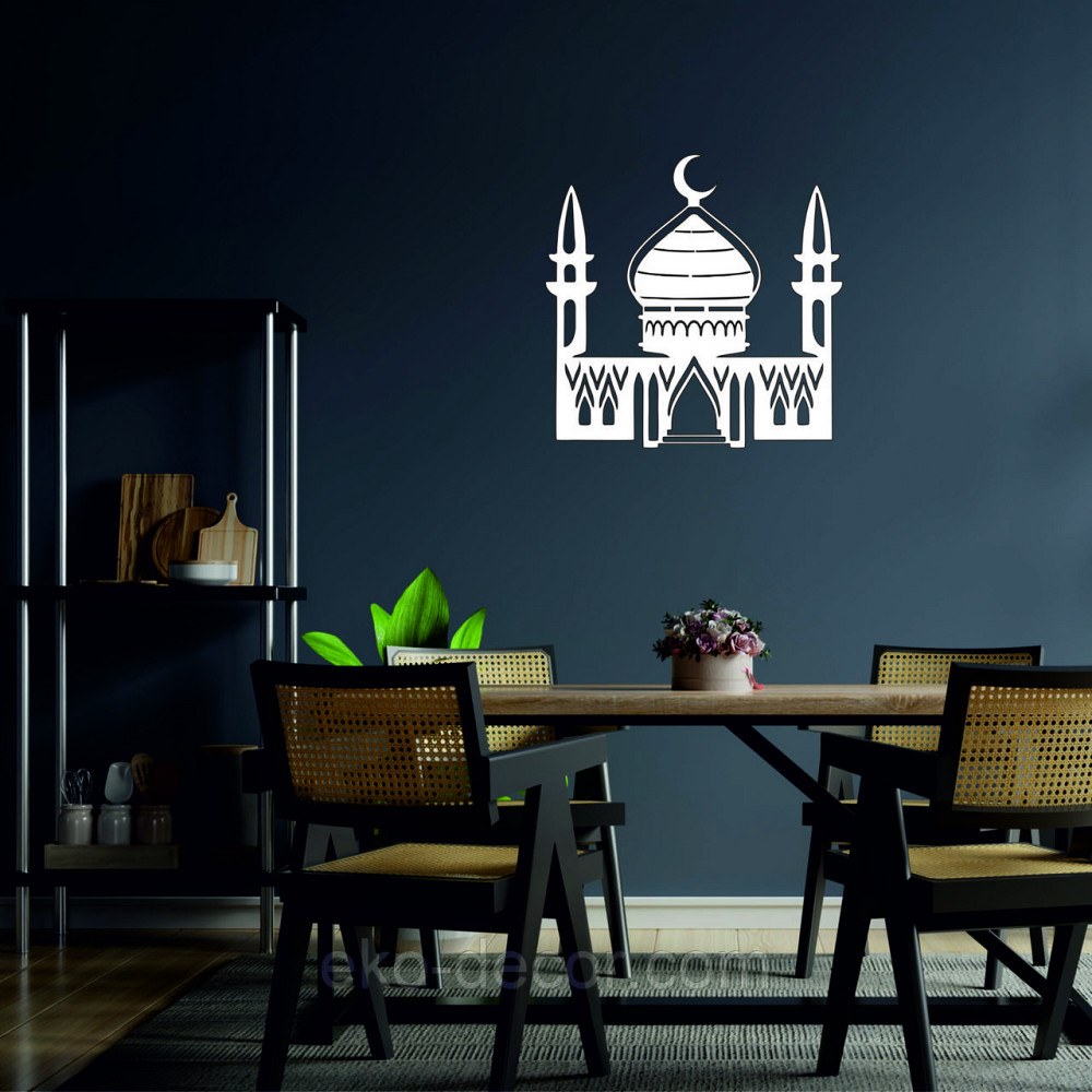 Декоративне настінне Панно «Іслам» Декор на стіну 90*90 см, Білий Київ - фото 10