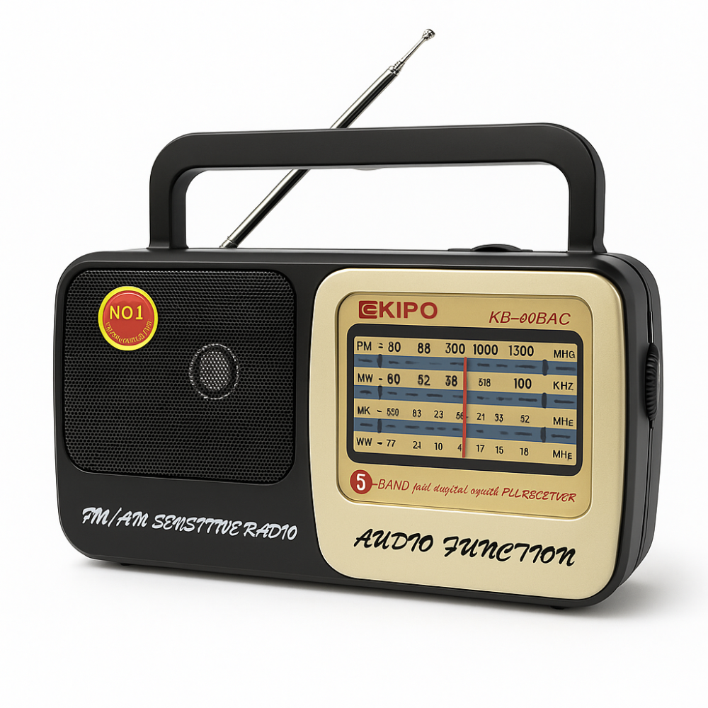 Портативний приймач для любителів радіо, Фм радіоприймач з телескопічною антеною, Ретрорадіо VB-59 Львів - фото 18