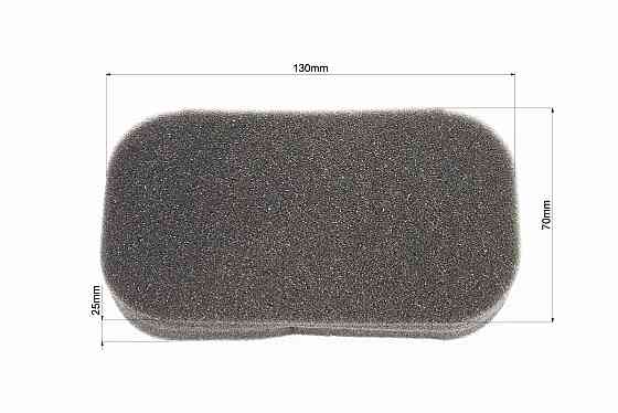 Фільтр повітряний - елемент (поролон 130х70х25mm) для генератора 2-3,5 кВт 168F/170F Київ