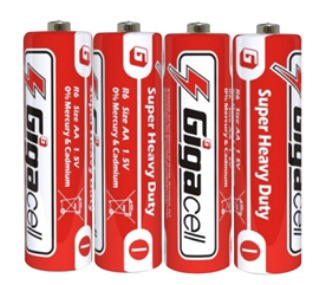 Батарейка Gigacell R6, AA, техніка, соляна Дніпро - фото 1