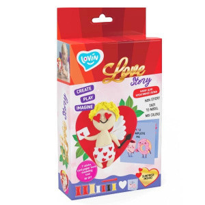 Love story Купідон TM Lovin Набір для ліплення з повітряним пластиліном, шт Киев - изображение 1