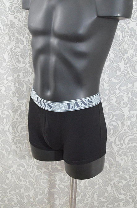 Труси чоловічі шорти Lans 07/034 XXL, Чорний Київ - фото 1