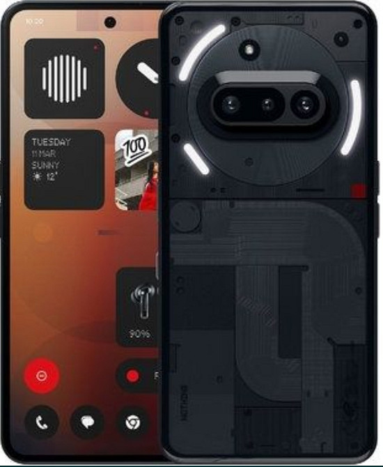 Смартфон Nothing Phone (3a) 8/128 GB Black Харків - фото 2