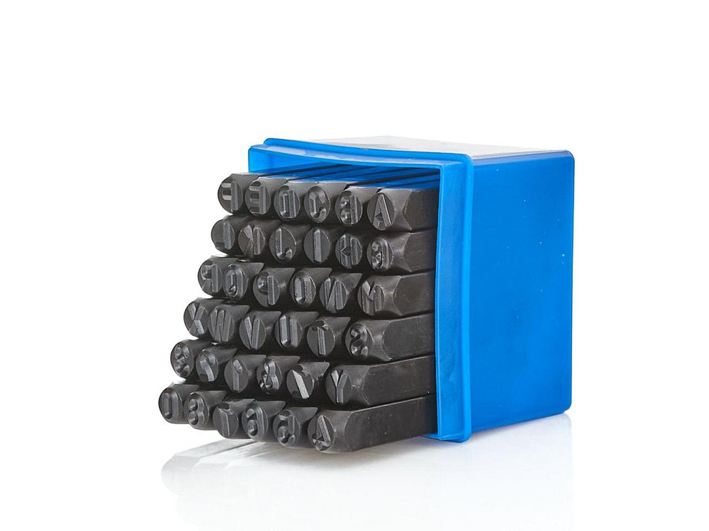 Клейма літерні та цифрові "GeKo" висотою  8 мм, комплект 36шт (0-9,A-Z,&) Киев - изображение 1