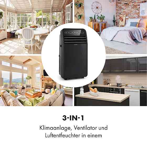 Мобильный кондиционер Metrobreeze New York 7k 7 000 BTU/2,1 кВт EEC Пульт дистанционного управления черный 7 Ровно