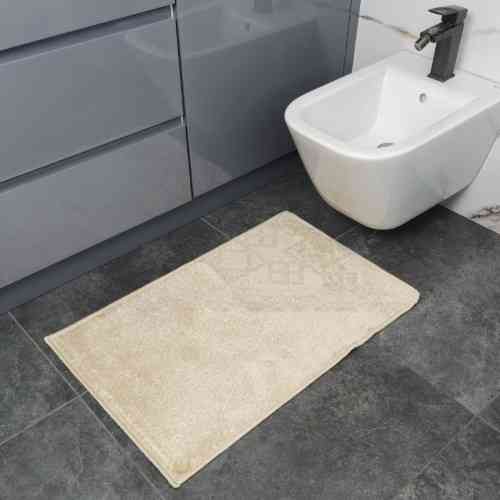 Набір килимків для ванної кімнати 2шт 50*80см+40*50см U-виріз Ромб Smile бежевий поліпропілен Дариана Житомир