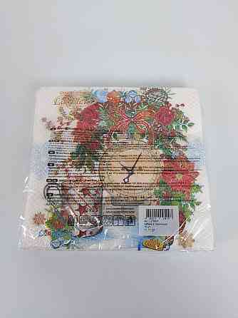 Новогодняя салфетка (ЗЗхЗЗ, 16шт)  La Fleur 